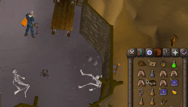 Collecting the 1st Scorpion OSRS